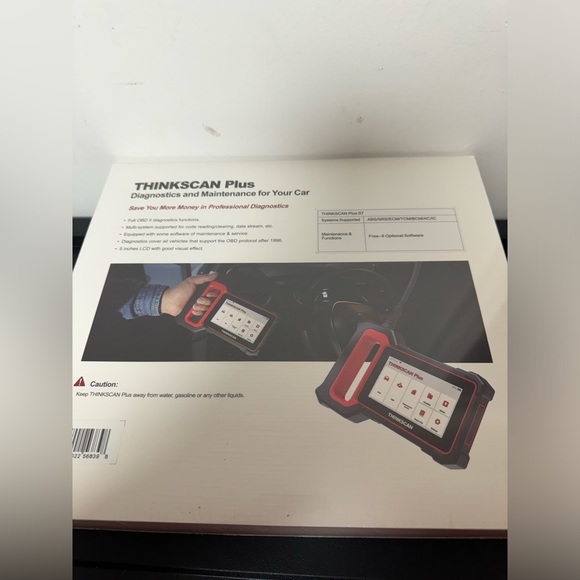 ThinkScan Plus S7 OBD2 Scanner Auto Diagnostic ABS IMMO TPMS Reset Code Reader - Picture 9 of 10
